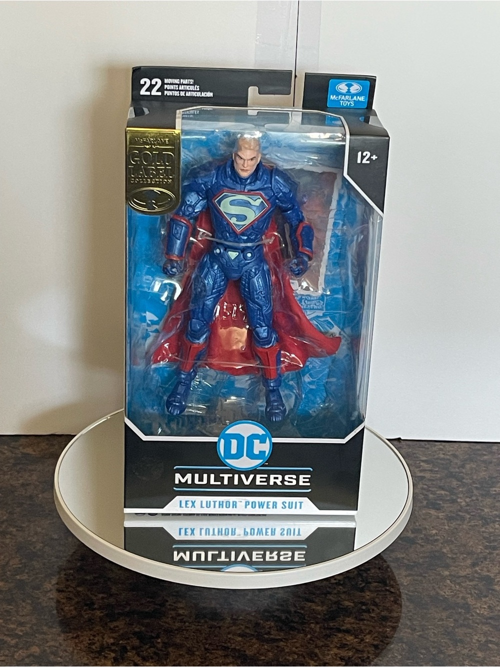 DC Comics Lex Luthor Power Suit Action Figure - Blue & Red